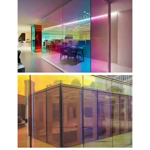 Película de Vidrio Dicroica Autoadhesiva con Protección UV, Aislamiento Térmico, Diseño Decorativo Arcoíris para Decoración Arquitectónica Moderna - Product Image 6