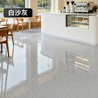 Revêtement de sol en résine époxy à haute résistance à la compression avec sable de quartz coloré, peinture époxy sans joint pour surface à base de ciment