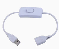Cable de Alimentación USB de 28CM, Adaptador de Carga Universal para Dispositivos USB, Cable de Carga Ucable
