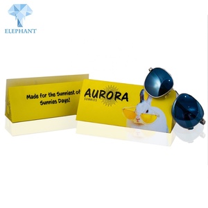 Custom Yellow Cute <b>Display</b> Delicate Appearance Paper Triangle Case Sunglasses <b>Box</b> - Product Image 4