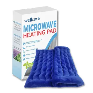 Heat Wrap For Neck And Shoulder Promotional Microwave Reusable Heat Pack With Wheat Stuffing Pillow Microwave Heating Pack Beads