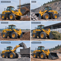 5-Tonnen-Radlader mit 3,0m³ Schaufel, 162kW Weichai Diesel, Schwerlast-Frontlader für Schüttgut-Handling, Fabrikhof und Lagerstapelung