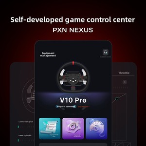 Tay lái đua xe Pxn V10Pro Direct-Drive dành cho PC với cần điều khiển phản hồi lực, tương thích với các trò chơi mô phỏng đua xe & chơi game - Product Image 2