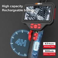 Caméra d'inspection semi-rigide 3m pour conduit de climatisation, écran IPS 5 pouces, 8 LED, 8,5 mm, 720P/1080P, compatible Android, garantie 1 an