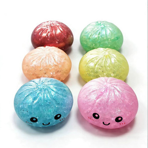 Offre Spéciale Jouet Squishy Bao en forme de boulettes, Boîte Mystère Surprise à l'effigie de personnages de dessin animé, Arc-en-ciel Pailleté, en Polyester, Portable, Anti-stress - Product Image 4