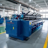 Machine à tisser les filets de pêche semi-automatique haute productivité ZRD(C)10-560 pour la fabrication de filets de pêche en polyéthylène à nœuds simples et doubles