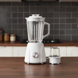 Mini Licuadora Portátil 2 en 1 de Vidrio, Electrodoméstico de Cocina de 2 Velocidades con Capacidad de 1.5L, Mezcladora de Frutas y Exprimidor - Product Image 3