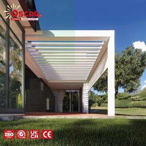 <span class=keywords><strong>Pergola</strong></span> <span class=keywords><strong>bioclimatique</strong></span> en aluminium 4M x 6M, structure idéale pour showroom et espace extérieur - Product Image 1
