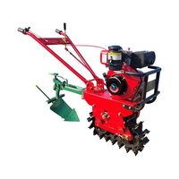 Motoculteur agricole multifonction économique avec largeur et profondeur réglables, adapté au labourage de divers types de sols, rotatif