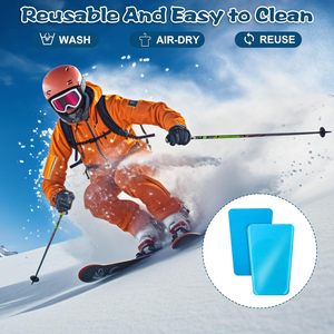 Protections <span class=keywords><strong>de</strong></span> <span class=keywords><strong>ski</strong></span> en gel, protège-tibias réutilisables pour snowboard, à insérer dans les doublures <span class=keywords><strong>de</strong></span> bottes <span class=keywords><strong>de</strong></span> <span class=keywords><strong>ski</strong></span> pour réduire la pression et offrir une protection anti-choc pour les tibias. - Product Image 5