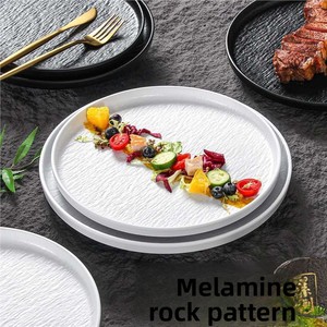 Plato Redondo Plano con Diseño Sólido y Esmaltado, para Uso Comercial, Diseño Minimalista Japonés, para Platos Fríos, Arroz Frito, Barbacoa - Product Image 3