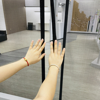 Moustiquaire magnétique moderne pour portes et fenêtres, tailles personnalisées, légère, durable, certifiée CE, polyester à suspendre, installation facile
