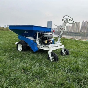 Semoir et épandeur d'<span class=keywords><strong>engrais</strong></span> autopropulsé à double usage pour pelouses, jardins et champs agricoles - Une machine, deux fonctions - Product Image 1
