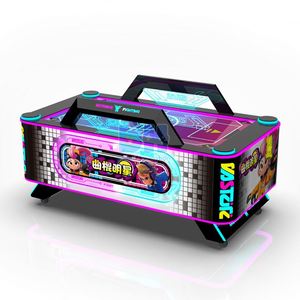 Machine de jeu d'air hockey électrique Baihui pour deux joueurs, en acrylique, à monnayeur, pour intérieur, matériel de jeu vidéo d'animation - Product Image 1