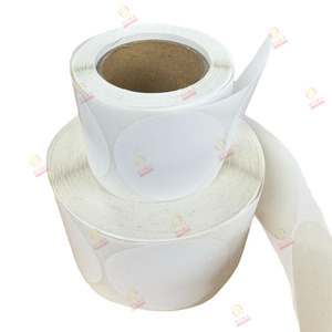 Không In Nhãn Cuộn Tự Dính Giấy Cuộn Bán Buôn Siêu Thị Giá Sticker Bao Bì Nhãn Cho Máy In Phun Máy In - Product Image 2