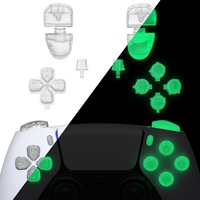 EXtremeRate Kit complet de boutons de remplacement (D-pad, gâchettes R1 L1 R2 L2, boutons Share, Options, Face) pour manette PS5 BDM-030/040/050