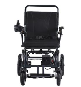 Fauteuil roulant électrique classe II, structure en alliage d'aluminium, garantie 2 ans, qualité japonaise, noir, batterie intégrée. - Product Image 1