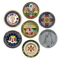 Pièces Commémoratives Vierge en Laiton Antique Rares, Collection Métal Personnalisée, Pièces Euro Or de Défi en Gros