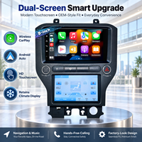 Écran de lecteur DVD radio 9 pouces pour Ford Mustang 2015-2021, Bluetooth, Wifi, Playstore, tuner Qualcomm, Google Multimedia sans fil