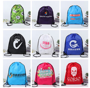 Individuelles Logo wasserdichte Nylon-Polyester 210D Werbeaktion Fitness-Rehabilitationsstudio-Schleppband-Rucksäcke Schleppband schwarze Sport-Nylon-Taschen Tasche Logo - Product Image 2