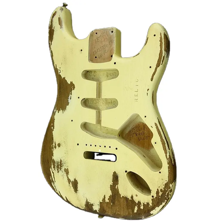 مخصص الزيزفون الغيتار الكهربائي الجسم بقايا خمر ST الغيتار الجسم ل DIY الكهربائية عِدد جيتار
