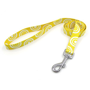 Yellow Geometric Pattern Polyester <b>Dog</b> Leash Durable Simple Style for <b>Dogs</b> - Product Image 1