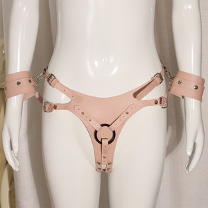 Jiuai SM Female Wearable Pants Locking Yang Bondage Set <strong>JJ</strong> Dildo Pants Hand Chain Adult Sex <strong>Toys</strong> Made in Ningbo - Product Image 1