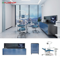 Ensemble de mobilier moderne et réglable en acier inoxydable pour poste d'infirmière d'hôpital, comprenant une chaise de traitement, une table et un rangement, pour usage hospitalier