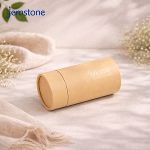 Emballage de tube cylindrique pour huile essentielle imprimé sur mesure, recyclable, emballage de tube en carton rigide, emballage de tube en papier kraft pour parfum - Product Image 2