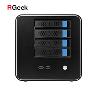 Asus — carte mère Mini ITX RGeek, 3.5 pouces, pour serveur, ordinateur NAS, disque dur 4 baies, J1900, usb 3.0x2, usb 2.0x2, DC 12V