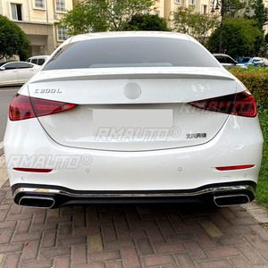 สปอยเลอร์ท้ายรถสปอยเลอร์สำหรับ Mercedes-Benz C-Class C200 W206 C43 C300 C260 C63 AMG ตัวถังท้ายรถสปอยเลอร์ฝากระโปรงหลัง - Product Image 4