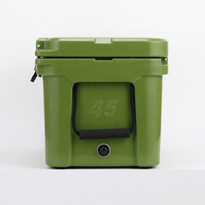 Hộp làm mát FEIYA <span class=keywords><strong>45QT</strong></span> đúc khuôn, in logo tùy chỉnh, bán chạy năm 2025, làm bằng nhựa PE, tích hợp tấm năng lượng mặt trời, dùng để câu cá và bảo quản đồ hộp - Product Image 6