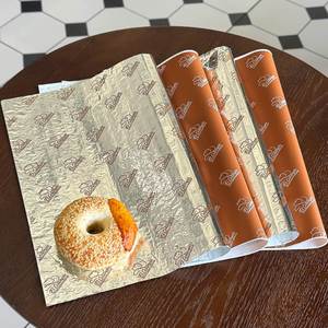 Papel de Envolver Biodegradable y Ecológico Personalizado, Resistente a la Grasa y al Agua, de Grado Alimenticio, para Sándwiches y Burritos con su Logotipo - Product Image 3