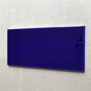 Carreau de céramique de métro plat et biseauté <span class=keywords><strong>bleu</strong></span> 100x200mm pour finition mate brillante intérieure pour mur et sol de salle de bain - Product Image 3