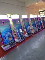 Cabina de Fotos con Espejo, Impresión Instantánea Digital, Cabina de Fotos DSLR, Vidrio Templado de 70 Pulgadas para Bodas, Fiestas de Cumpleaños y Eventos
