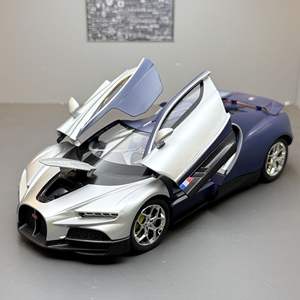 نموذج سيارة من سبيكة معدنية من CZ Diecast bugatti tourbillon مع باب سحب صوتي وخفيف مفتوح لألعاب العرض مجموعة هدايا طراز سيارة - Product Image 5