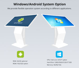 <span class=keywords><strong>32</strong></span> "Android/ Win Display Lcd Todo en uno Soporte de Piso Interactivo Información Kiosco Precio - Product Image 6