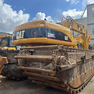 Excavadora Anfibia Caterpillar 320CL Original Fabricada en Japón en Buenas Condiciones, Excavadora para Terrenos Húmedos, Cat 320C en Venta - Product Image 3