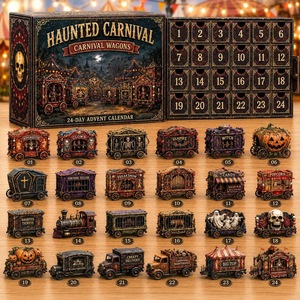 Calendario de Adviento de Halloween 2026: Caja Sorpresa con Temáticas de Carnaval, Circo Oscuro y Casa Encantada - Product Image 3