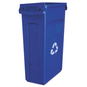 Contenitore per Riciclaggio Slim Jim 87 L Blu Rubbermaid Commercial Products - Product Image 2
