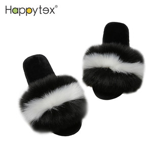 2024 hiver chaud <span class=keywords><strong>grande</strong></span> <span class=keywords><strong>taille</strong></span> coloré moelleux doux anti-dérapant chaussures plates dame chambre pantoufles pour femmes pour la maison intérieur extérieur - Product Image 1