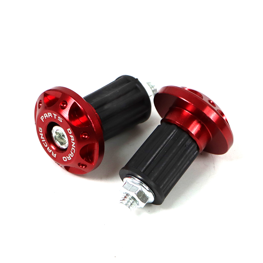 2 PCS Motorcycle Bar End Plug, Aluminum Alloy Handlebar Grip End Caps For Electric Car Scooters Off Road Motorcycles Gold