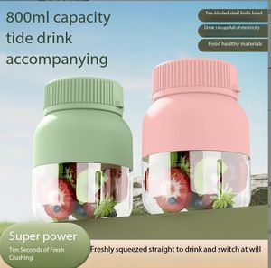 Nouveau Mixeur Portable d'Extérieur Rechargeable USB Multifonctionnel pour Jus Frais et Smoothies, Sans Fil, avec Paille - Product Image 4