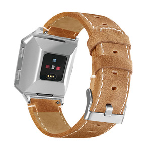 Correa de <span class=keywords><strong>reloj</strong></span> de cuero y Metal de acero inoxidable, repuesto de correa de muñeca para <span class=keywords><strong>Fitbit</strong></span> <span class=keywords><strong>ionic</strong></span>, <span class=keywords><strong>reloj</strong></span> inteligente - Product Image 5