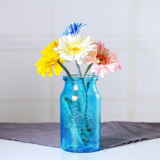 Factory Produced Wholesale Glass Flower Vase for Home Decor