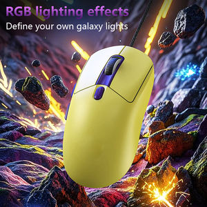 เมาส์สำหรับเล่นเกมแบบมีสาย RGB backlit high dpi 6ปุ่มเมาส์เล่นเกม E-Sports สำหรับเดสก์ท็อปที่บ้าน - Product Image 5