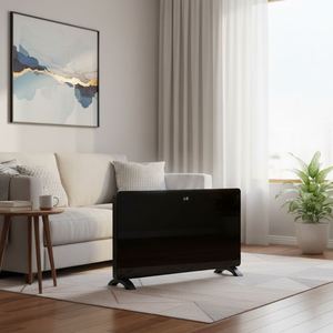 Chauffage infrarouge à convection mécanique autonome en verre, avec protection contre la surchauffe et fil chauffant – Meilleures ventes - Product Image 4
