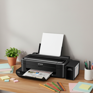 Impresora Fotográfica de Inyección de Tinta de Escritorio L130 L310 A4, Impresora de Inyección de Tinta de 4 Colores para el Hogar y la Oficina, Tinta de Sublimación de 4 Colores para E Pson - Product Image 1