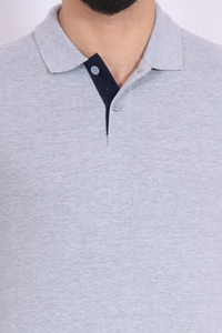 Polo d'été pour hommes de haute qualité Slim Trend T-Shirt à manches courtes Nouveau Style décontracté Simple Imprimé ODM Tissu Golf Polo Long - Product Image 3