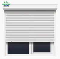 Porte à enroulement verticale en aluminium de haute qualité, design industriel moderne, avec dispositifs de sécurité pour entrepôts
